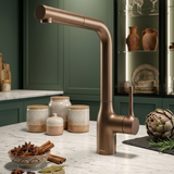 Robinet douchette Nobili MANIA marron glacé