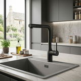 Robinet douchette Nobili MANIA noir mat