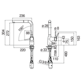 Robinet douchette Nobili MANIA noir mat