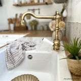 Robinet vintage vieux bronze MARIUS