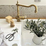 Robinet vintage vieux bronze MARIUS