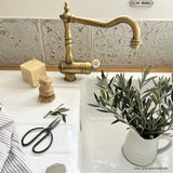 Evier céramique blanc Villeroy & Boch ARCHITECTURA 1 grand bac 1 égouttoir