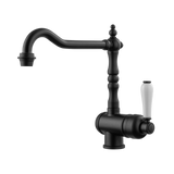 Robinet cuisine vintage noir mat MARIUS