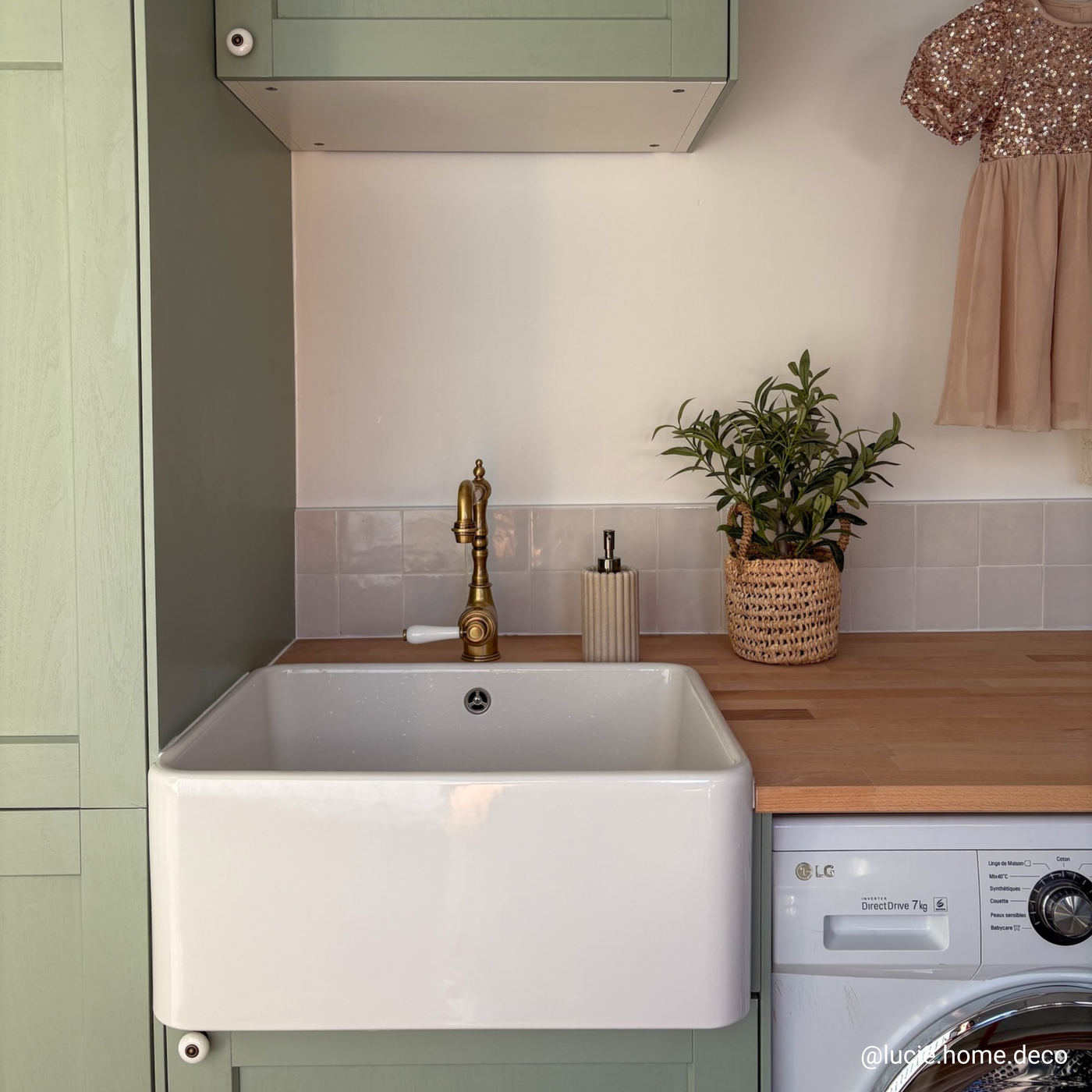 Évier timbre d'office céramique blanc Sanindusa FARMHOUSE XS 1 bac 590x458