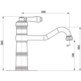 Robinet vintage chromé Chambord AUBIN