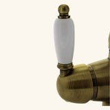 Robinet vintage vieux bronze Paffoni LEON