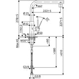 Robinet cuisine inox Luisina SARAH