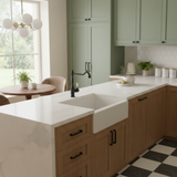 Robinet cuisine vintage noir mat ALFRED