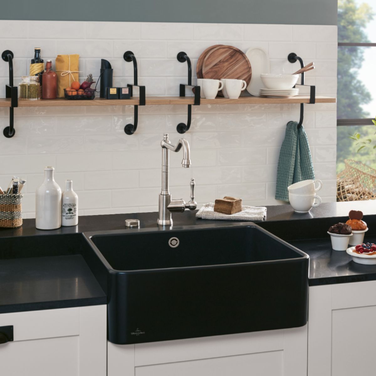 Robinet vintage Villeroy & Boch AVIA 2.0 inox brossé