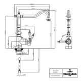 Robinet vintage Villeroy & Boch AVIA 2.0 inox brossé
