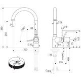 Robinet Luisina chromé CAMILLE