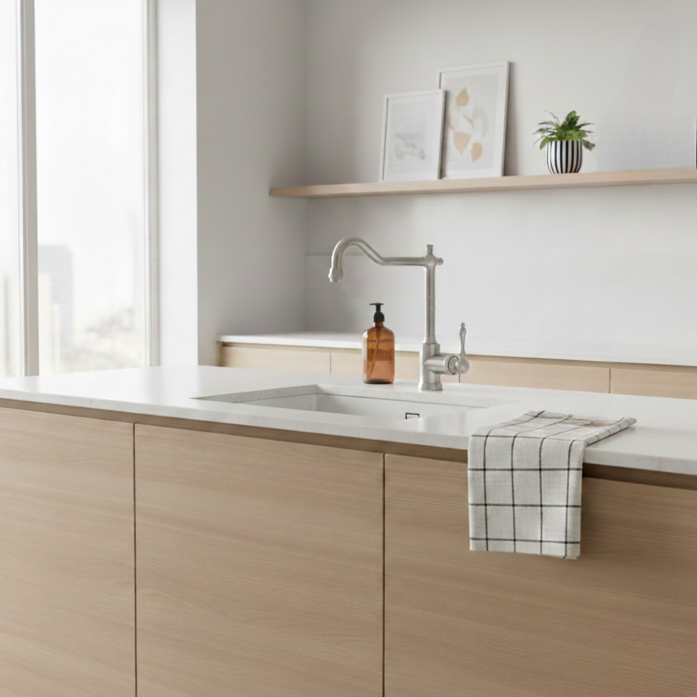 Robinet vintage inox massif Luisina GUSTAVE