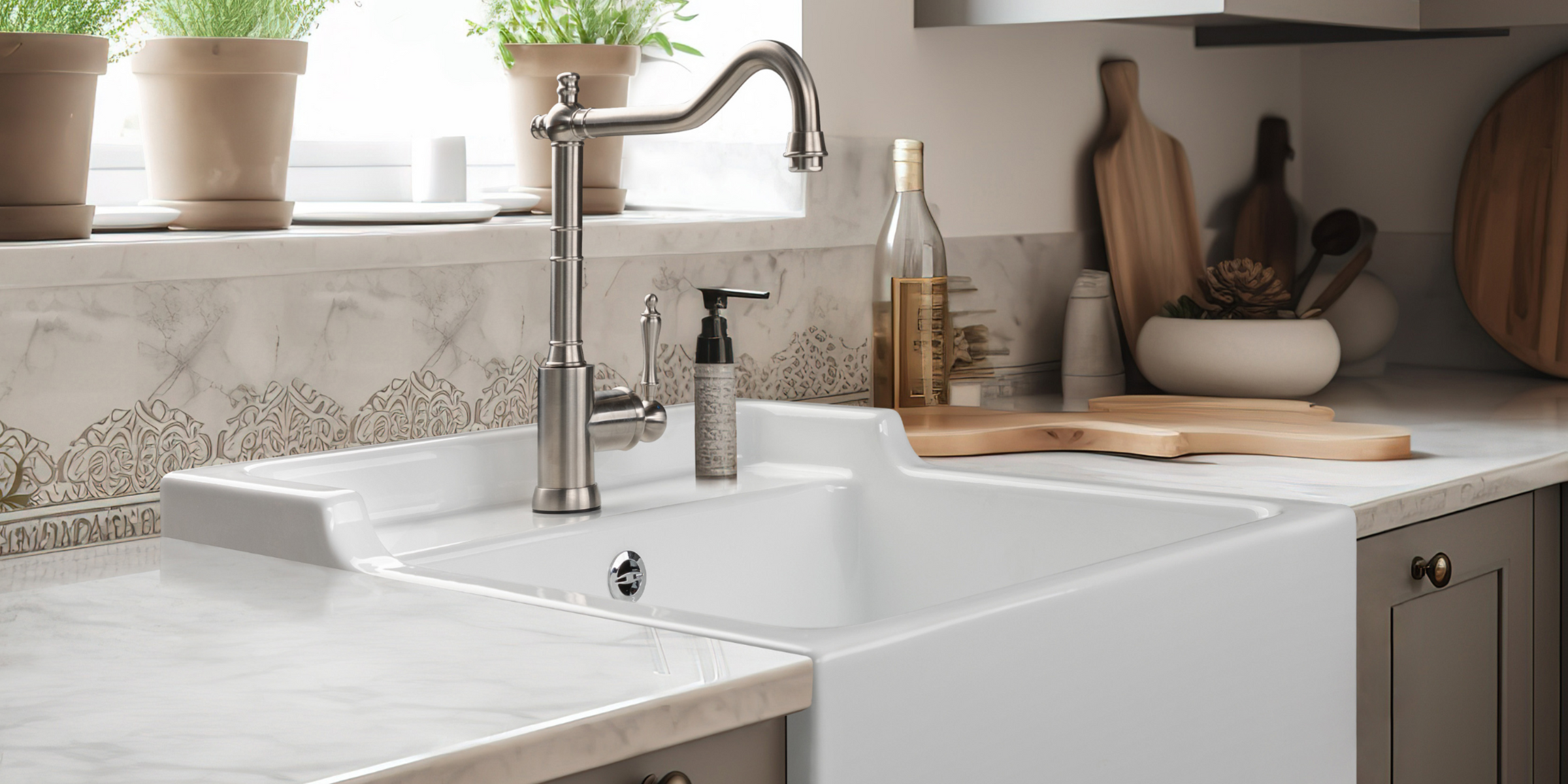 Robinet vintage inox massif Luisina GUSTAVE, robuste et design intemporel