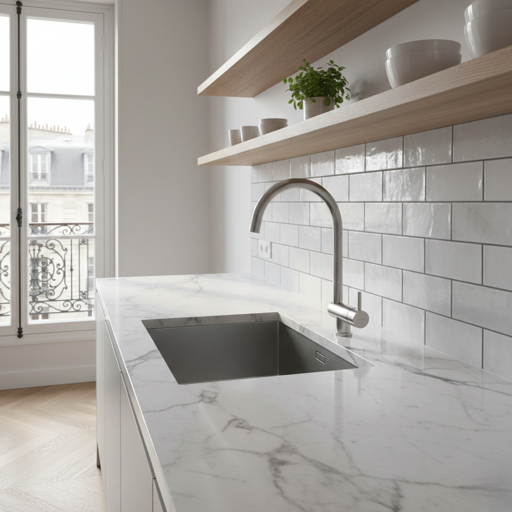 Robinet rabattable Luisina Inox massif ACHILLE