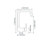 Robinet Rabattable Schütte WINDOW chromé