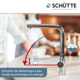 Robinet filtrant Schütte AQUASTAR PRO chromé