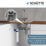 Robinet filtrant Schütte AQUASTAR PRO chromé