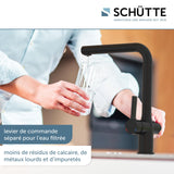 Robinet filtrant Schütte AQUASTAR PRO noir mat