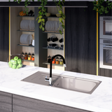 Vidage automatique 1 bac CUIPD093 pour évier inox - Siphon gain de place