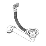 Vidage manuel évier 1 bac Helika LUNY - Siphon gain de place