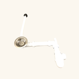 Vidage manuel chromé CUIPD237 pour évier granit 1 bac - Siphon gain de place