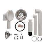 Vidage bonde manuel 1 bac CUIPD246 pour V&B CISTERNA et SUBWAY COMPACT - Siphon gain de place