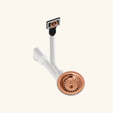 Vidage Bonde manuelle évier 1 bac vieux cuivre sans siphon