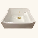 Vidage Bonde manuelle évier 1 bac doré sans siphon - Gain de place