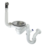 Vidage manuel gain de place 1 bac CUIPD657-A - Siphon gain de place