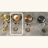 Vidage Bonde manuelle évier 1 bac cuivre brillant sans siphon - Gain de place