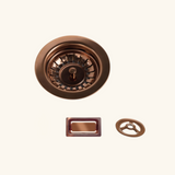 Kit bonde et trop plein cuivre TAM TAM pour vidage 1 bac évier granit