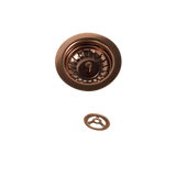 Kit bonde + trop plein en inox cuivre diam 90