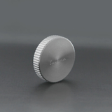 Bouton vidage automatique évier Luisina rond cannelé inox