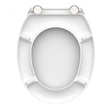 Abattant WC Schütte WHITE en duroplast Blanc