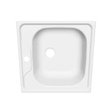 Évier inox Ewi OPALE 1 bac carré 480