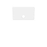 Evier sous-plan inox nid d'abeille VIBRATO Luisina 1 bac 770x450 mm