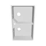 Évier timbre d'office céramique blanc VitrA BELFAST 2 bacs