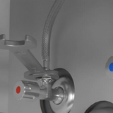 Robinet cuisine gris et inox Eisl FLEXO