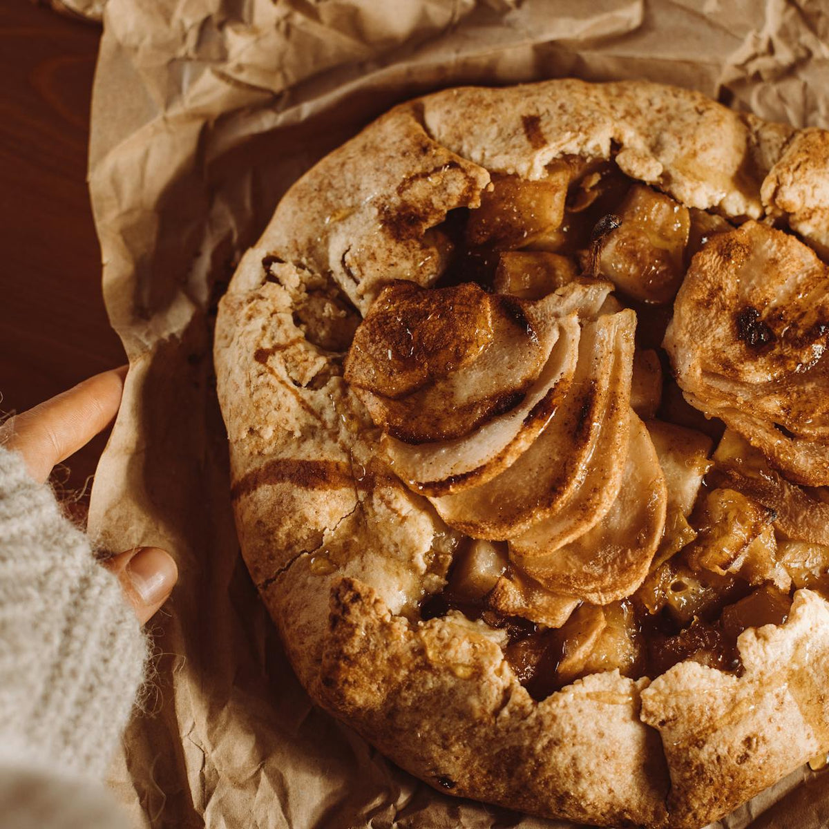 Tarte rustique aux pommes