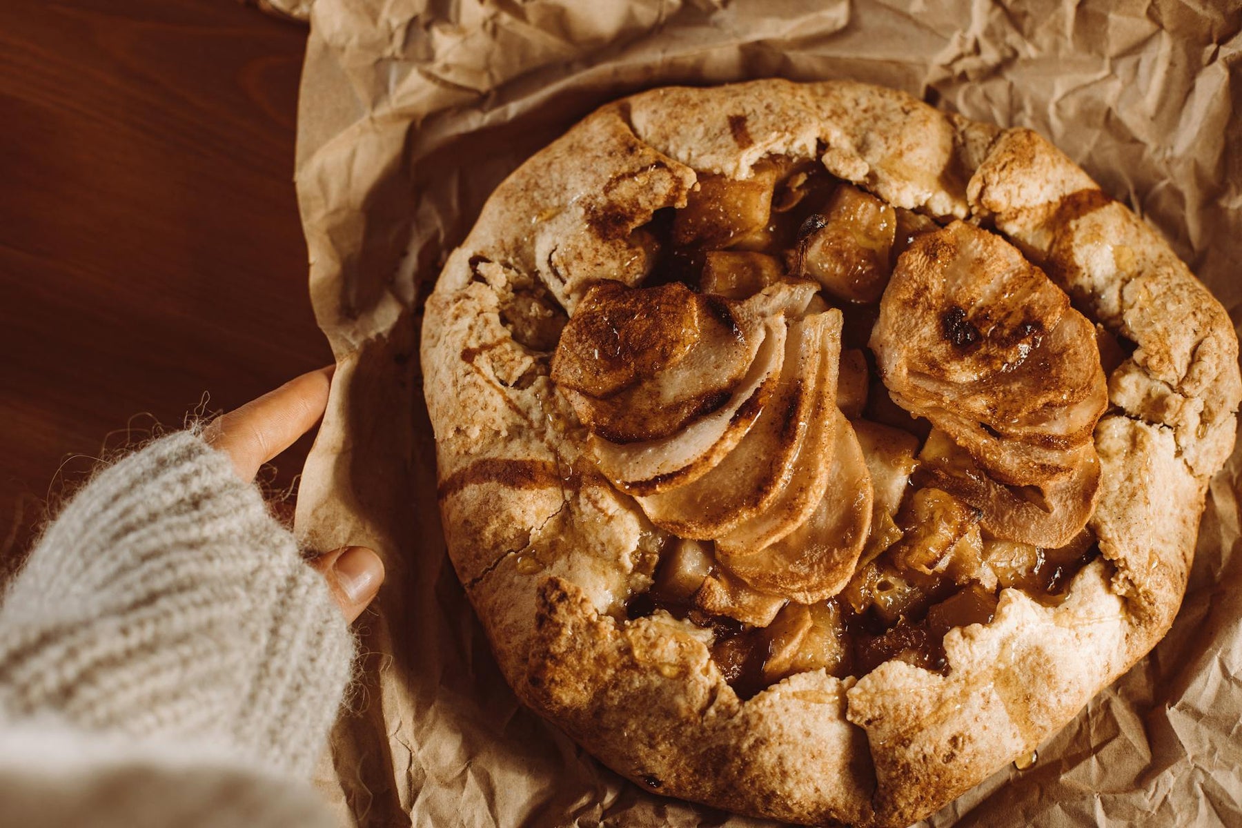 Tarte rustique aux pommes