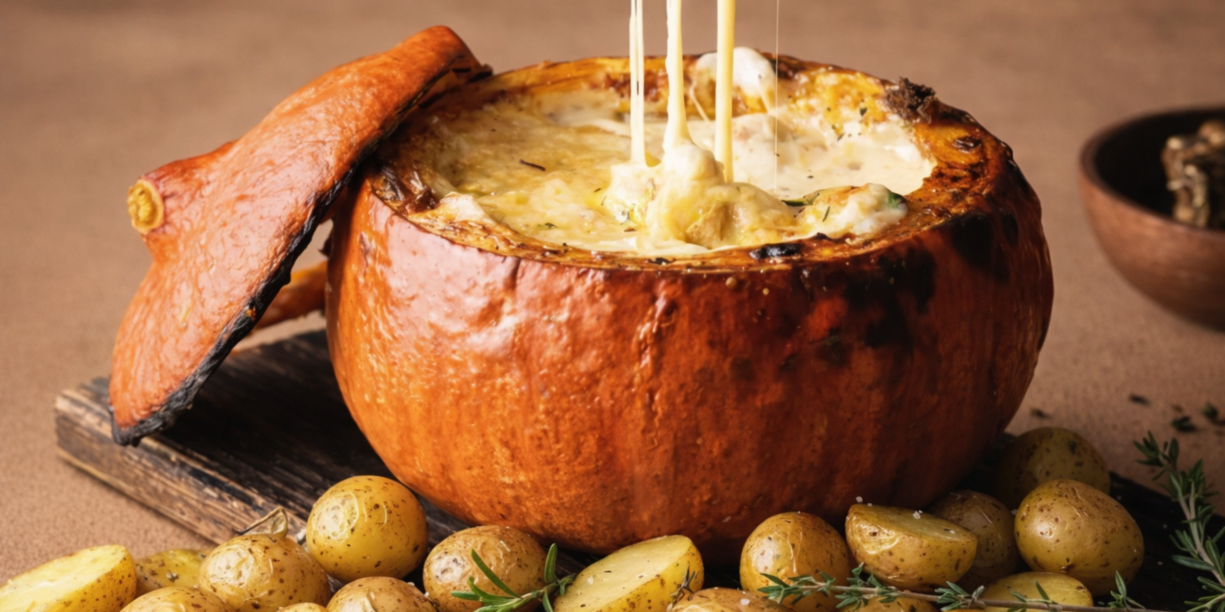 Potimarron au Mont d’Or & ail rôti : le réconfort absolu !