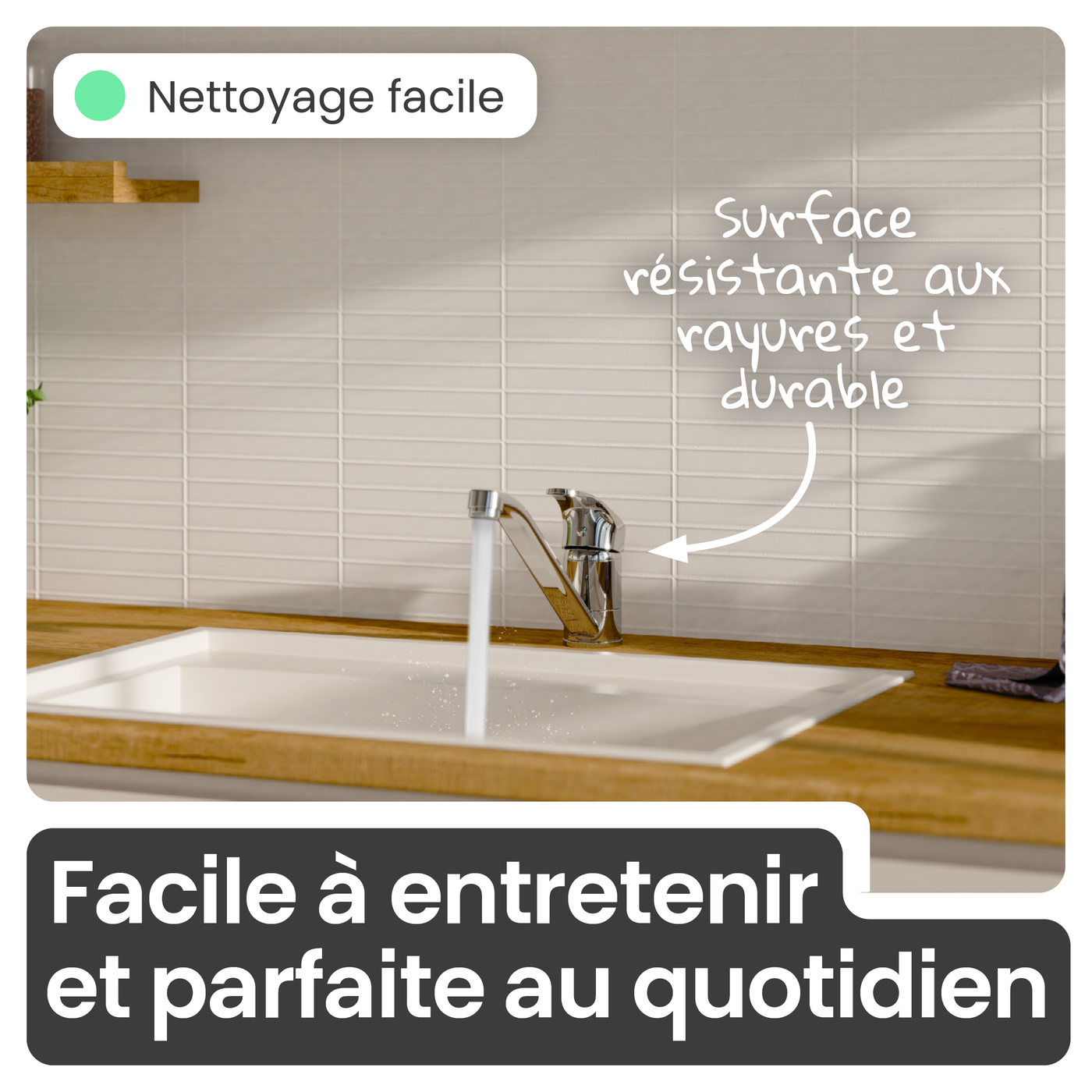 Robinet mitigeur cuisine Instmaier VERA chromé