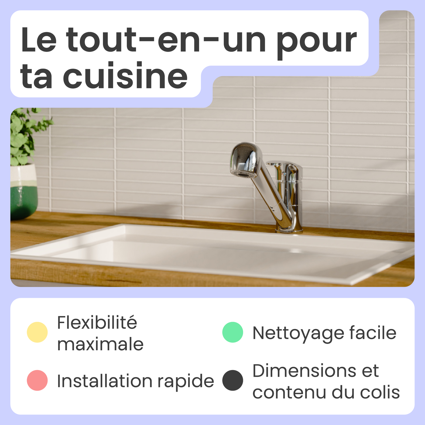 Robinet douchette Instmaier ELENA chromé