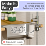 Robinet mitigeur cuisine Instmaier LEONA chromé