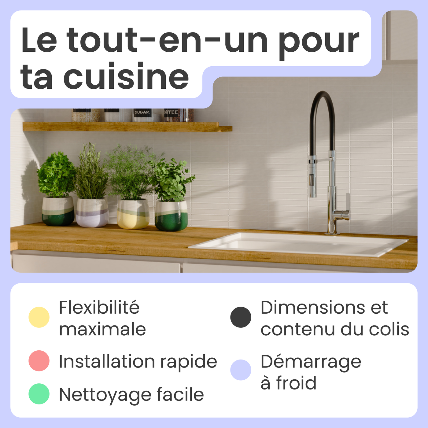 Robinet douchette Instmaier NOVA chromé