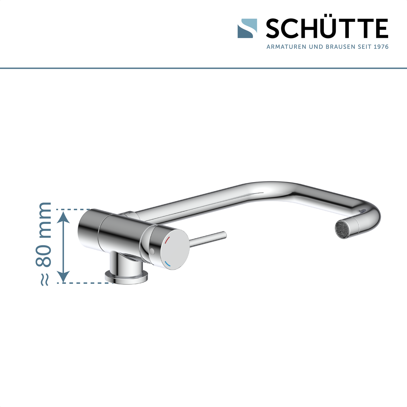 Robinet rabattable Schütte WINDOW chromé