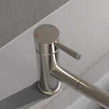 Robinet douchette Schütte UNICORN bec droit inox