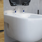 Abattant WC ovale en duroplast noir avec frein de chute ALMA