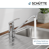 Robinet mitigeur cuisine chromé GRANDE