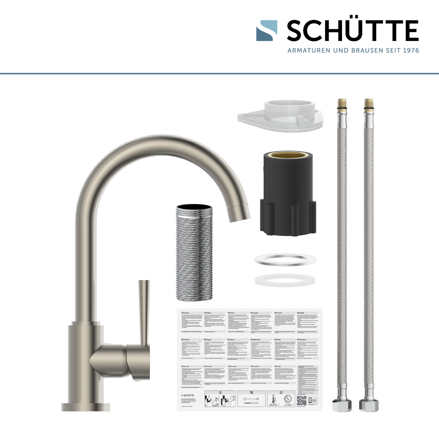 Robinet cuisine Schütte CORNWALL inox